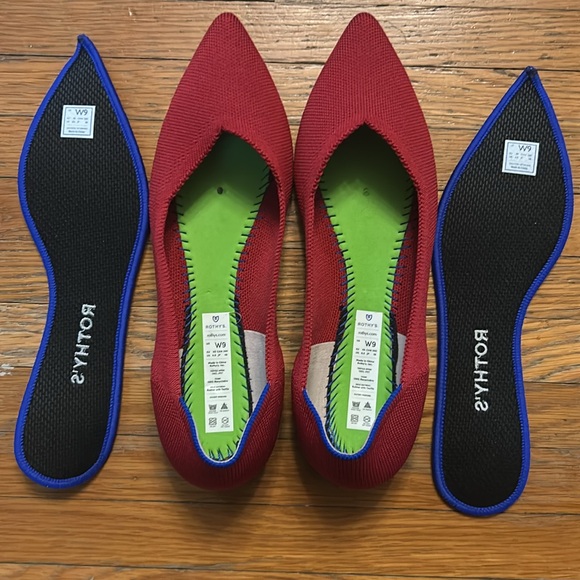Rothys pointed flat BRAND NEW never worn! Sz 9, fits like a size 8 - Picture 7 of 7